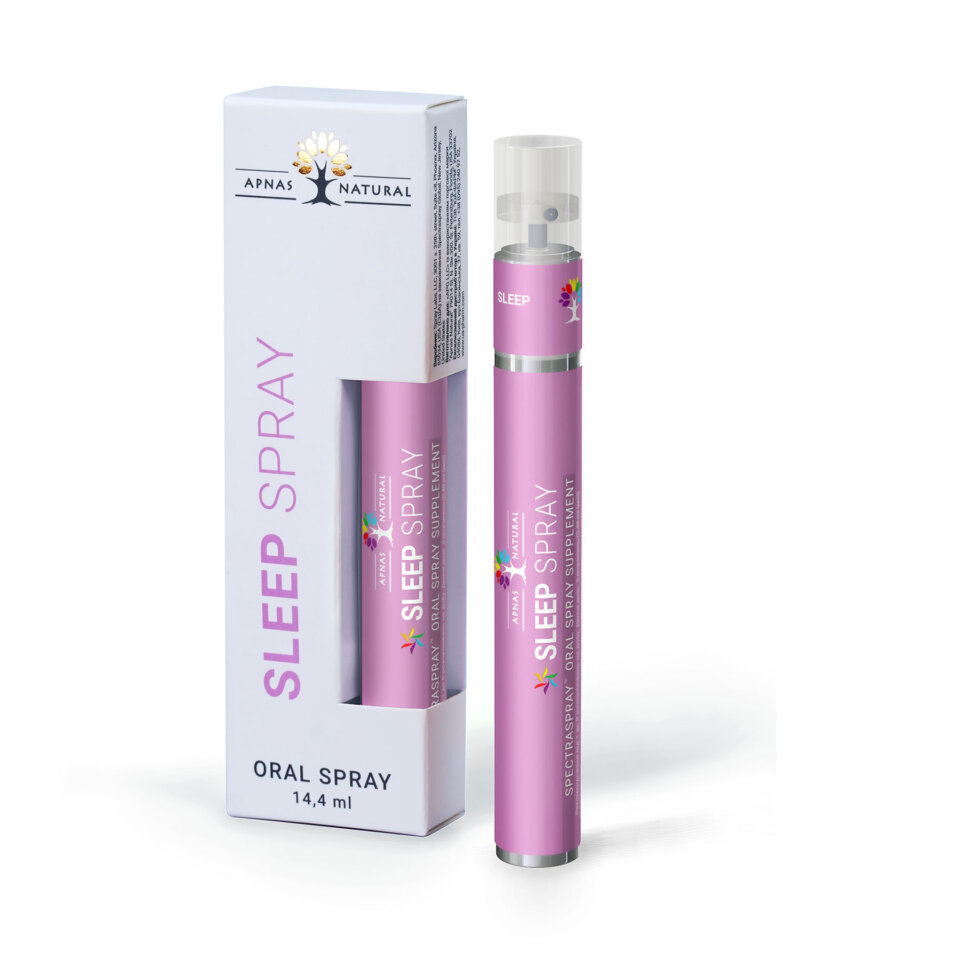 Слип спрей с мелатонином Apnas Natural﹘с мятным вкусом - UA Pharm ...